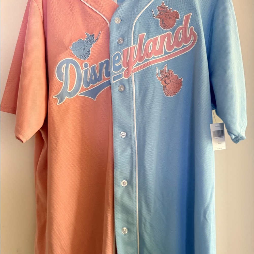 Disneyland Split Color Baseball Jersey